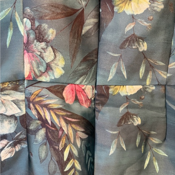 Kay Unger Adeline Mini Dress, Strapless NEW Deep green floral! - Picture 7 of 7